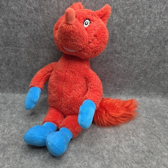 Kohls Cares Dr Seuss Red Fox in Socks Plush 15 Inch Stuffed Animal Toy - Picture 6 of 9